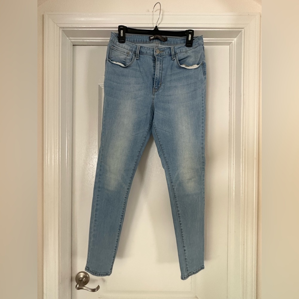 High rise skinny Levi jeans